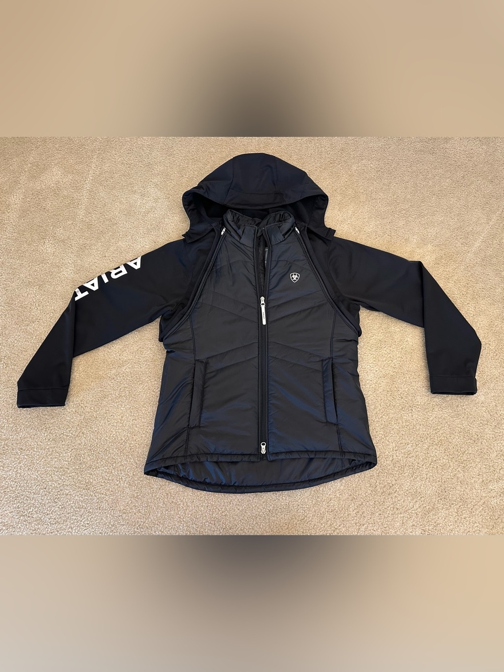 Ariat Women’s Black Jacket Vest L Large